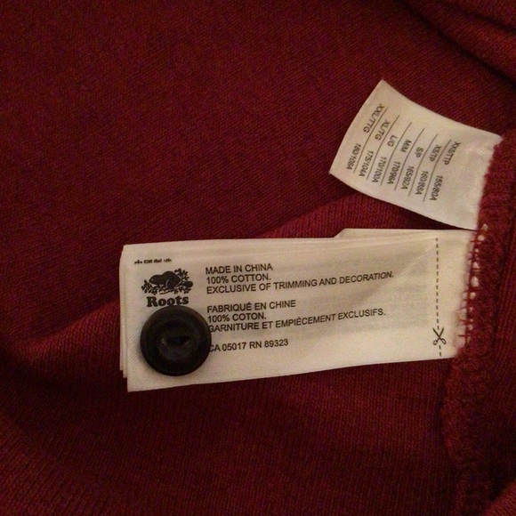 Men’s Roots Long Sleeve Pull-Over Shirt - Picture 5 of 5